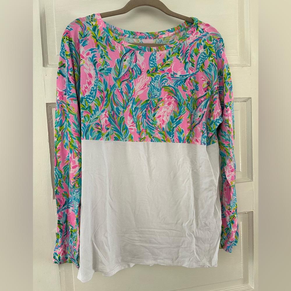 EUC LILLY PULITZER SHIRT SIZE LARGE